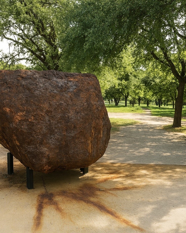 Gancedo meteorite fragment - Image credit: Author (Virgi)