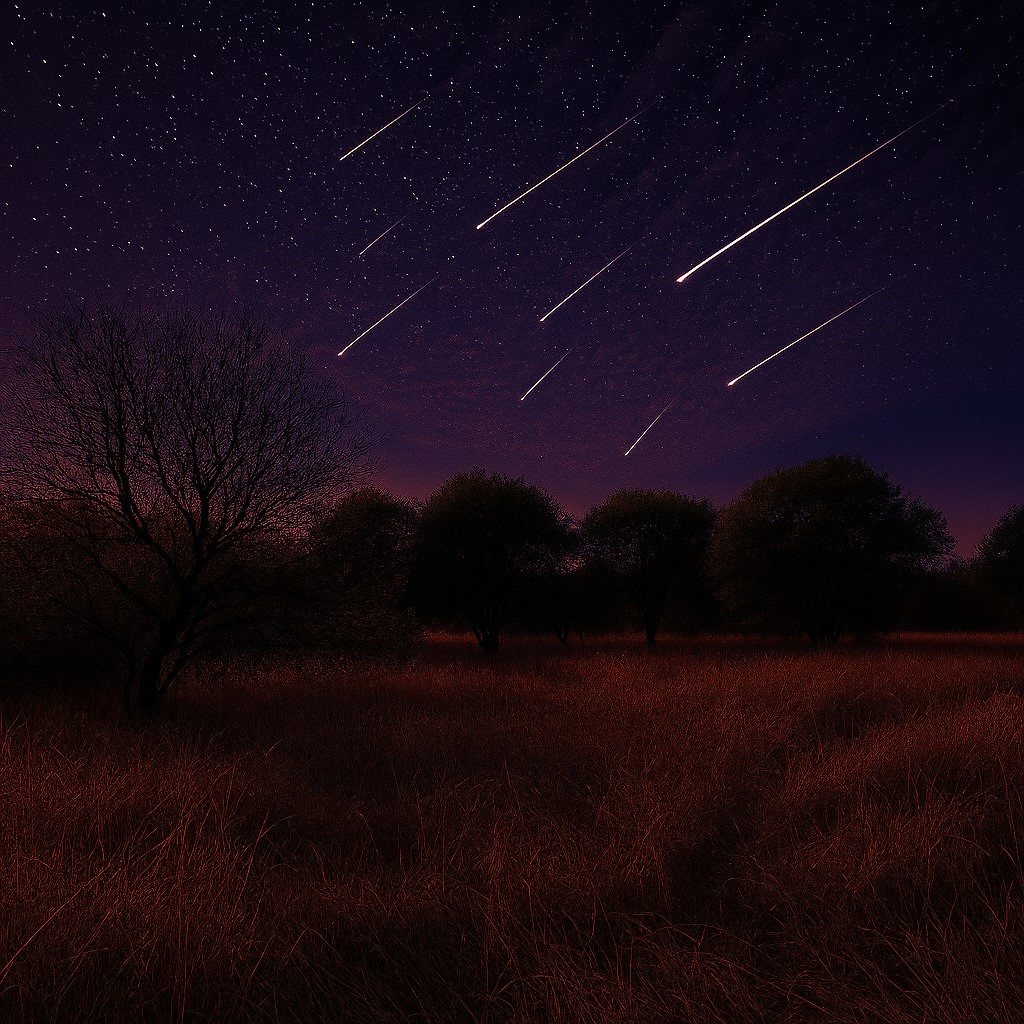 meteor shower effects - Image credit: Author (Virgi)